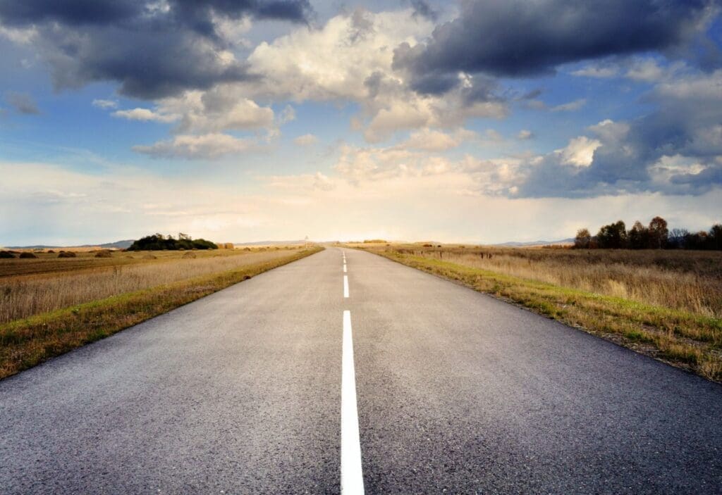 road and horizon